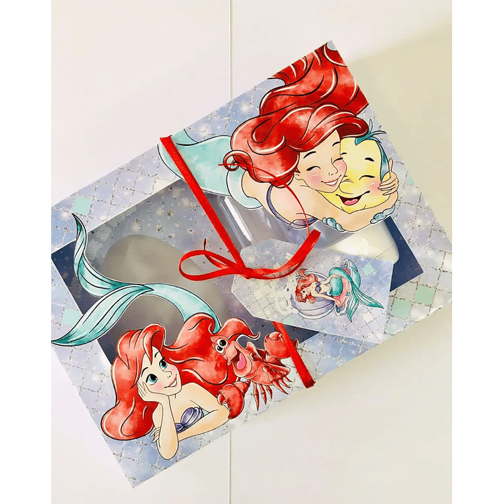 Arquivo de Corte Porta Ovo de Pascoa Pequena Sereia 1