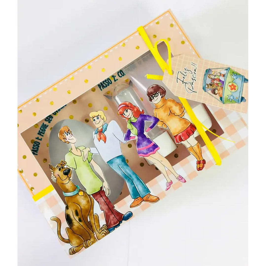 Arquivo de Corte Porta Ovo de Pascoa Scooby Doo 1