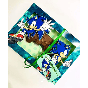 Arquivo de Corte Porta Ovo de Pascoa Sonic 