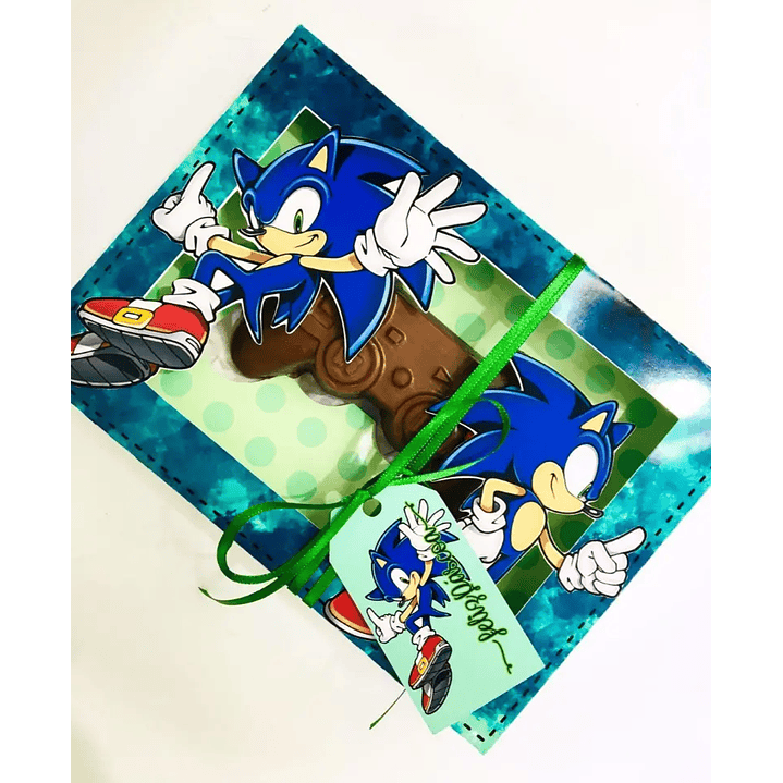 Arquivo de Corte Porta Ovo de Pascoa Sonic  1