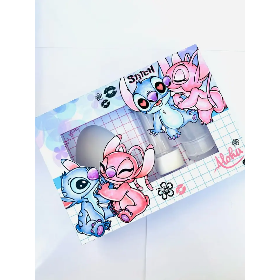 Arquivo de Corte Porta Ovo de Pascoa Stitch Angel  1