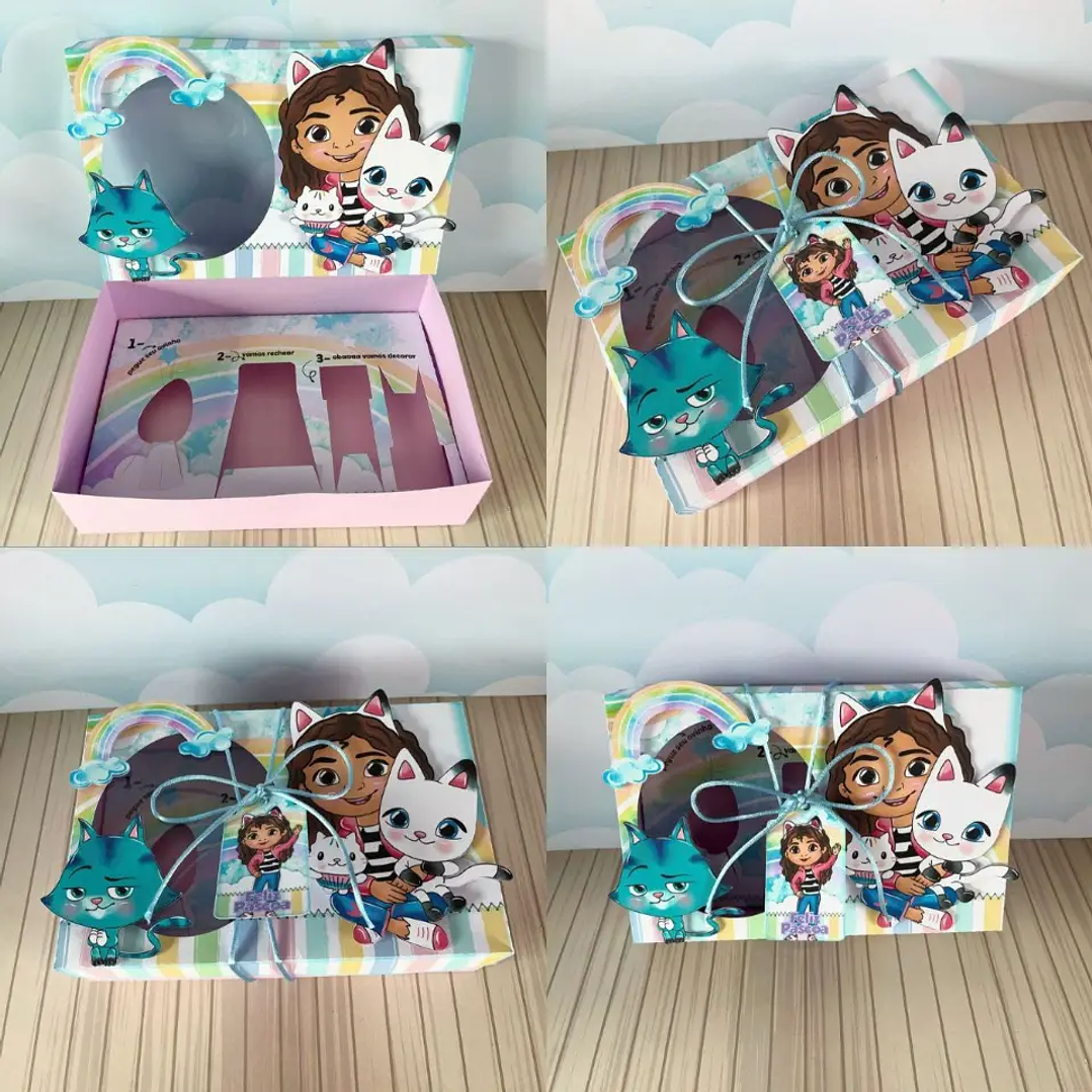 Arquivo de Corte Porta Ovo de Pascoa Casa magica da Gabby  1