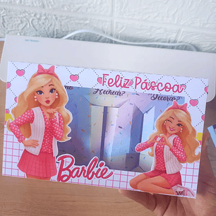Arquivo de Corte Porta Ovo de Pascoa Barbie 