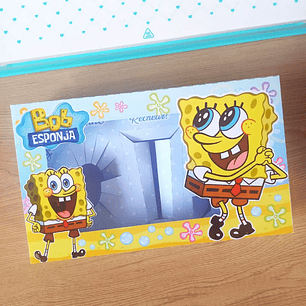 Arquivo de Corte Porta Ovo de Pascoa Bob Esponja