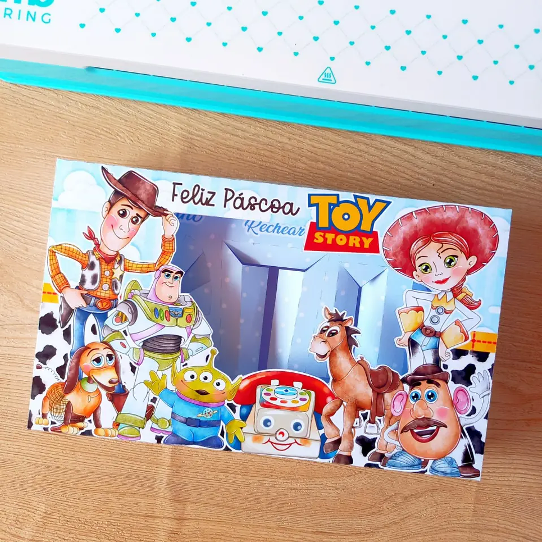 Arquivo de Corte Porta Ovo de Pascoa Toy Story  1