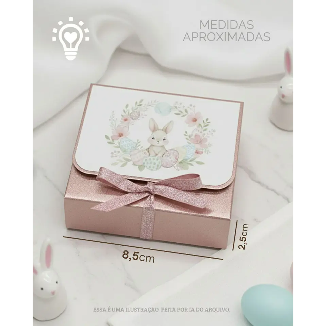 Arquivo de Corte Caixa Carteira Rose Pascoa  1