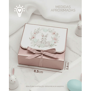 Arquivo de Corte Caixa Carteira Rose Pascoa 