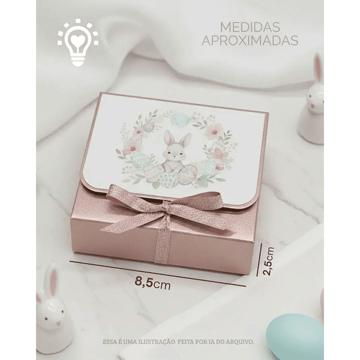 Arquivo de Corte Caixa Carteira Rose Pascoa  1