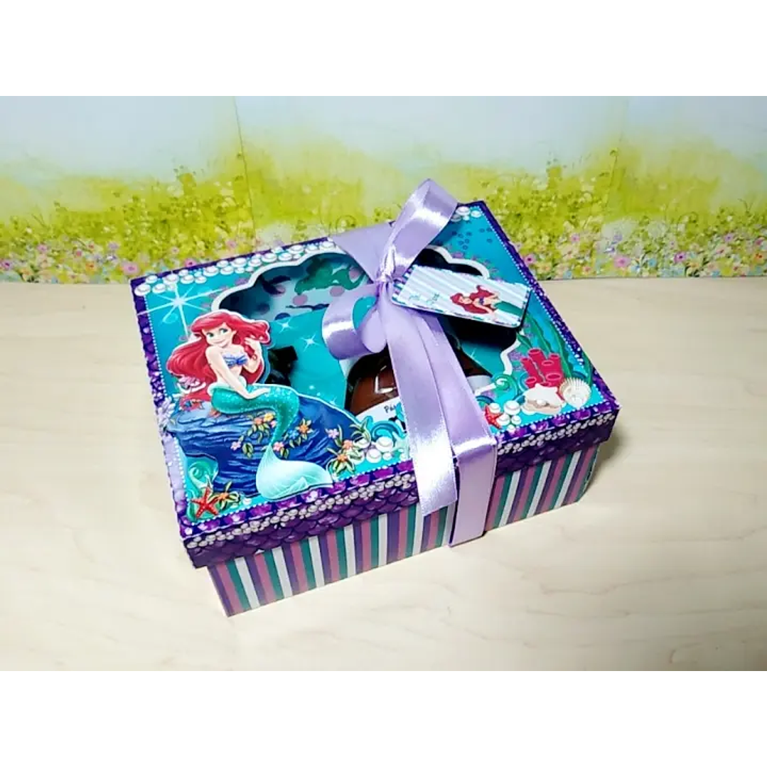 Arquivo de Corte Caixa Nutella Pequena Sereia   1