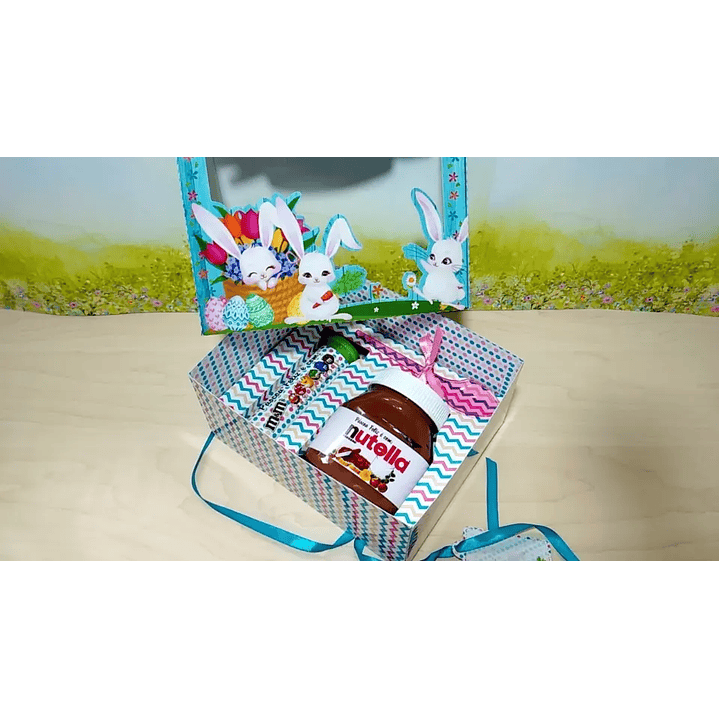 Arquivo de Corte Caixa Nutella Azul 1