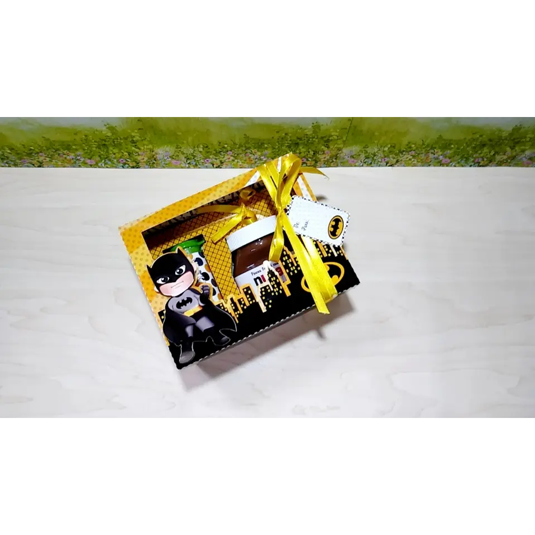 Arquivo de Corte Caixa Porta Ovo de Pascoa Batman 1