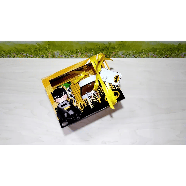 Arquivo de Corte Caixa Porta Ovo de Pascoa Batman 1