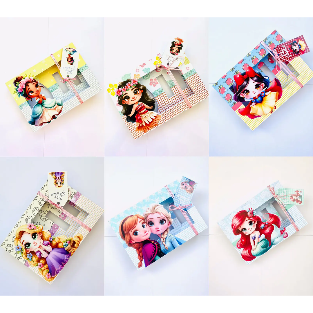 Arquivo de Corte Kit Mini Confeiteiro Princesas  1