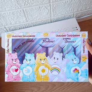 Arquivo de Corte Porta Ovo de Pascoa Ursinhos Carinhosos