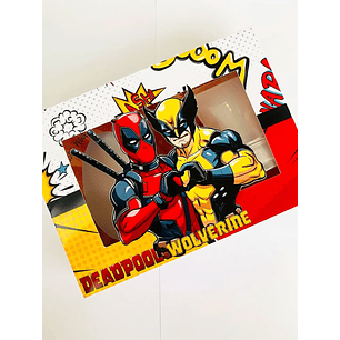 Arquivo de Corte Porta Ovo de Pascoa DeadPool e Wolverine