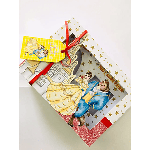 Arquivo de Corte Porta Ovo de Pascoa A Bela e A Fera