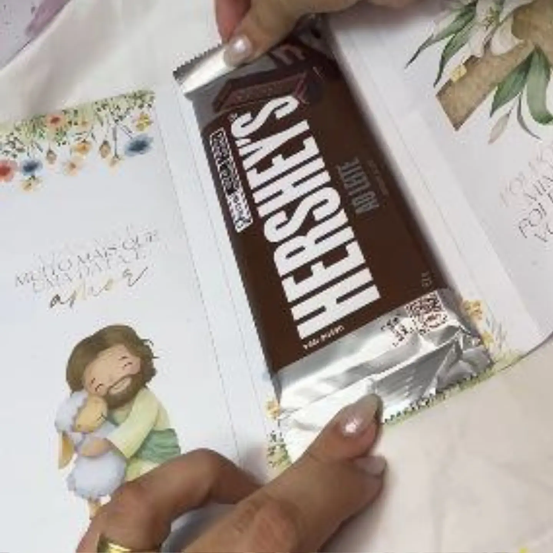 Arquivo Digital Card Barra de Chocolate Páscoa (Arquivo em PDF) 1