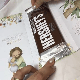 Arquivo Digital Card Barra de Chocolate Páscoa (Arquivo em PDF)