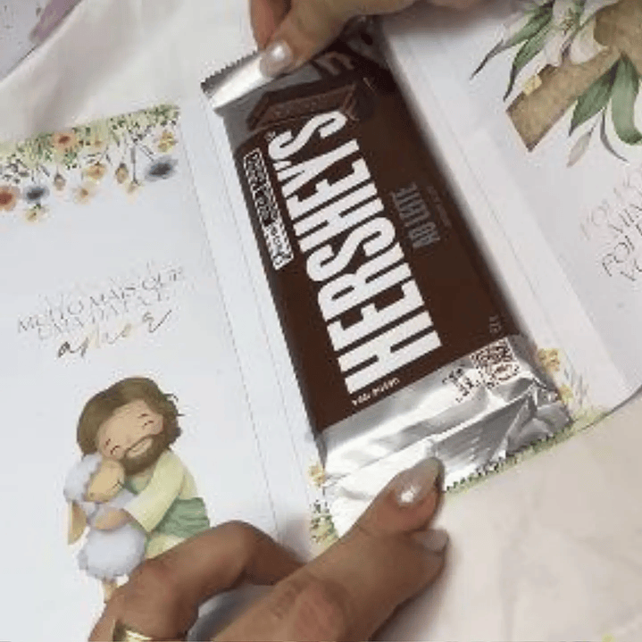 Arquivo Digital Card Barra de Chocolate Páscoa (Arquivo em PDF) 1