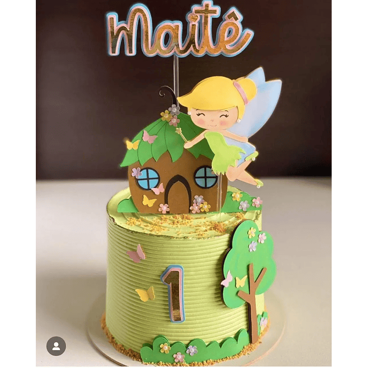 Arquivo de Corte Topo Fadinha com Casinha 1