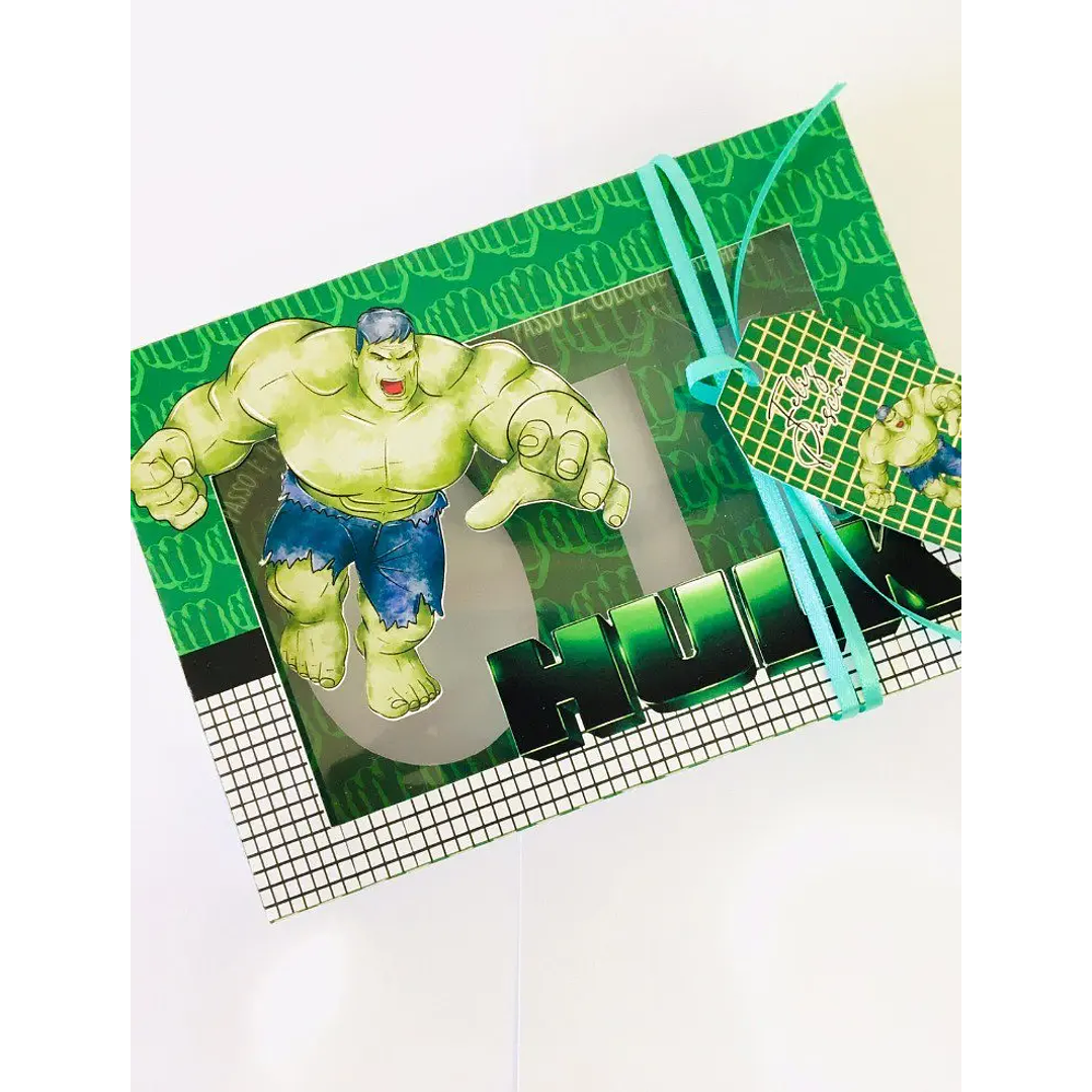 Arquivo de Corte Porta Ovo de Pascoa Hulk (Leia a Descrição) 1
