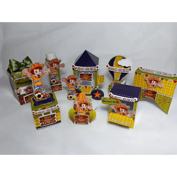 Arquivo de Corte Kit Festa junina Copa do Mundo (Leia a Descrição) 1