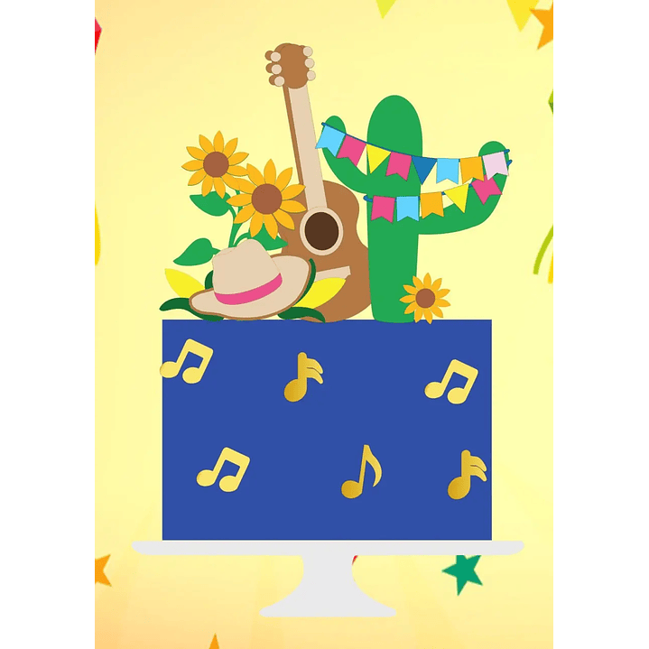 Arquivo de Corte Topo Bandeirola Festa Junina (Leia a Descrição) 1