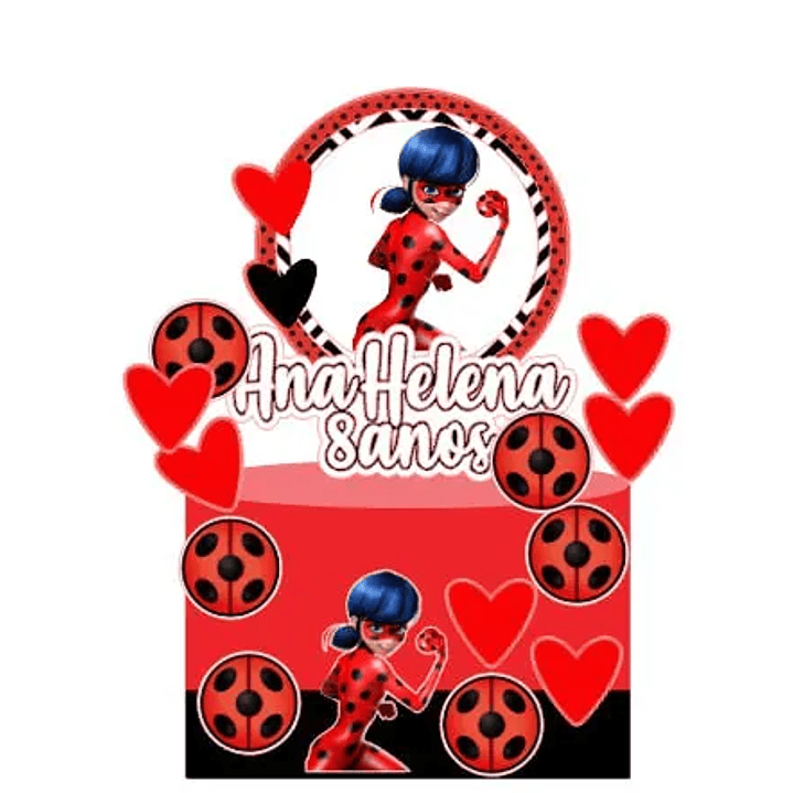 Arquivo de Corte Topo Miraculous Lady Bug (Leia a Descrição) 1