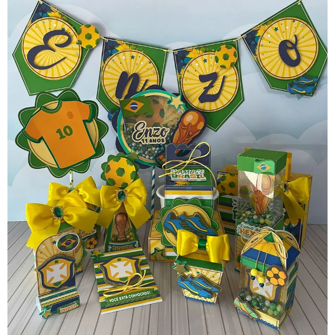 Arquivo de Corte Kit Festa Copa do Mundo (Leia a Descrição) 1