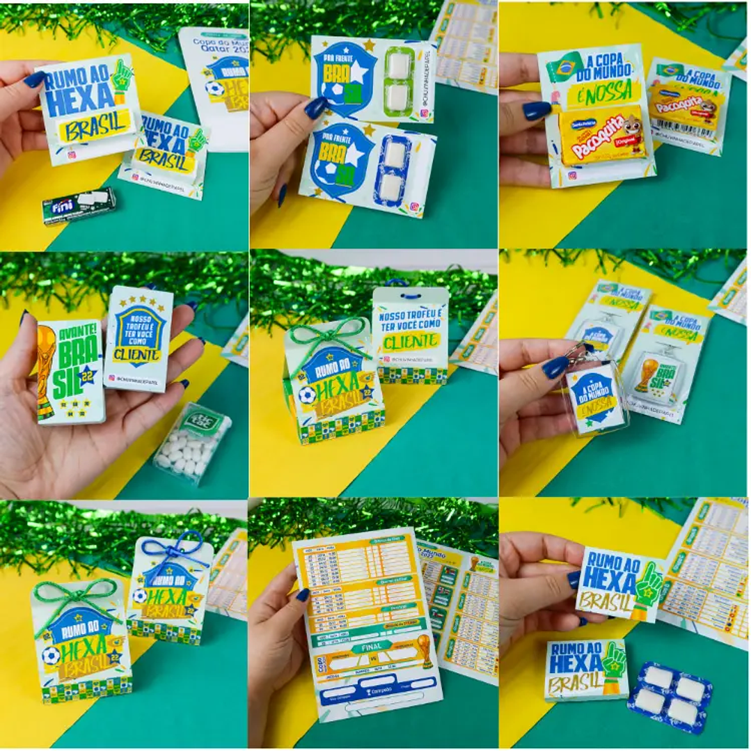 Arquivo de Corte Kit Mimos Copa do Mundo (Leia a Descrição) 1