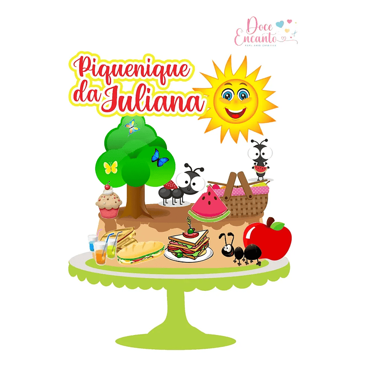 Arquivo de Corte Topo Piquenique (Leia a Descrição) 1