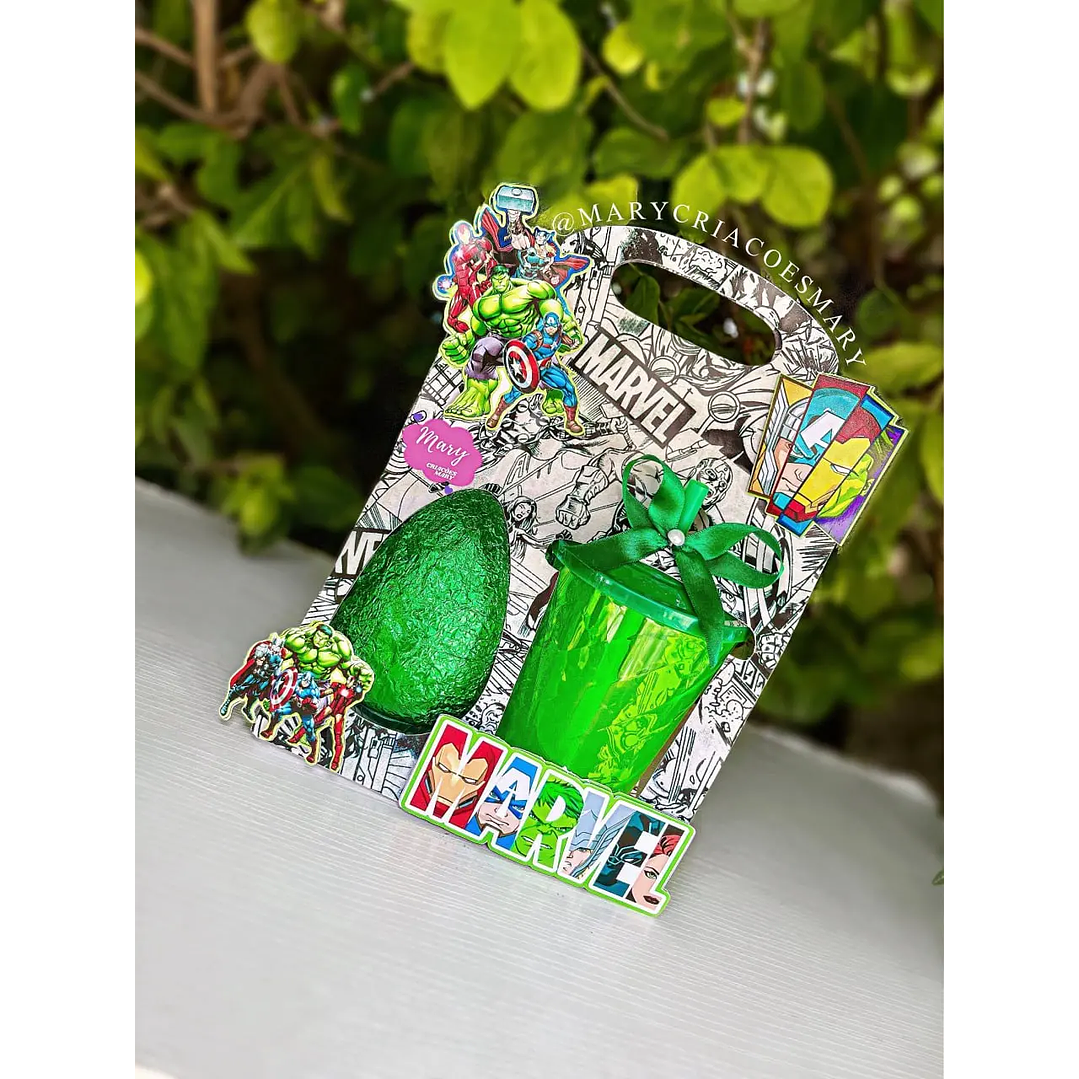 Arquivo de Corte Sacola Ovo Vingadores  (Leia a Descrição) 1