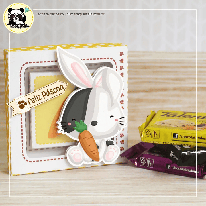 Arquivo de Corte Porta Mini Talento Coelho (Leia a Descrição) 1