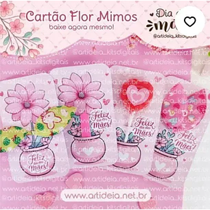 Arquivo de Corte Card Mimos Dia das Mães (Leia a Descrição)