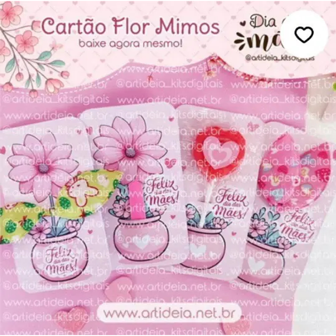 Arquivo de Corte Card Mimos Dia das Mães (Leia a Descrição) 2