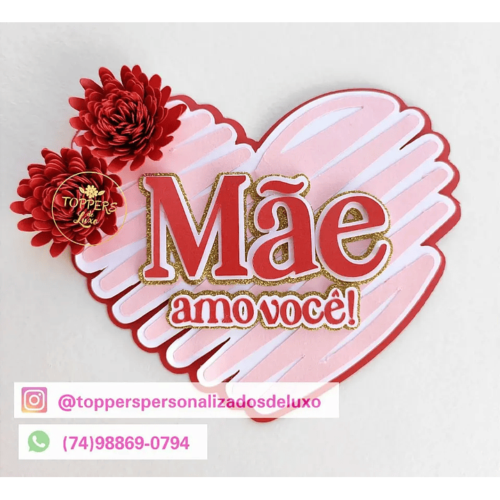 Arquivo de Corte Topo Dia das Mães (Leia a Descrição) 1
