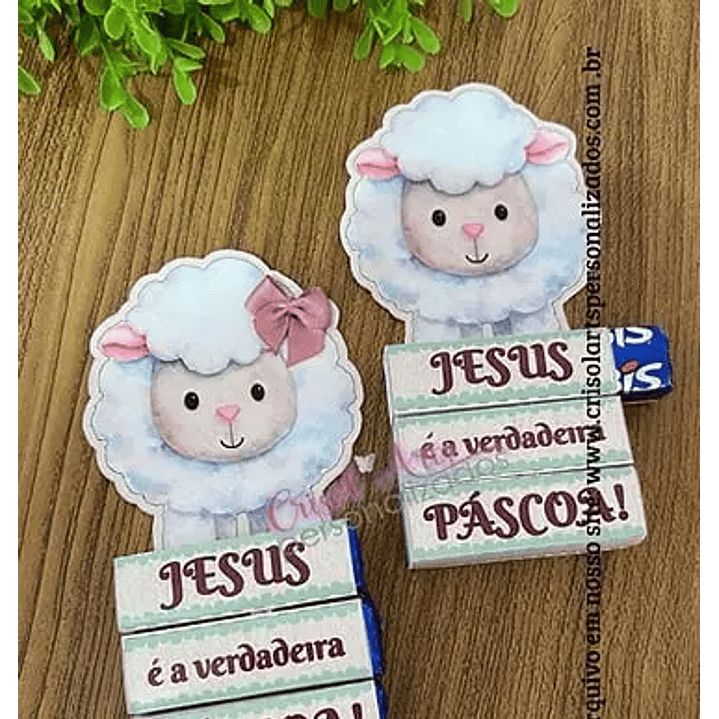 Arquivo de Corte  Card bis ovelhinha páscoa cristã  (Leia a Descrição) 1