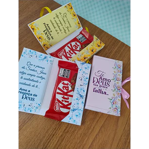 Arquivo de Corte Caixa KitKat Te Amo Deus (Leia a Descrição)