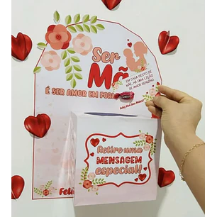 Arquivo de Corte Caixa de Mensagens Dia das Mães (Leia a Descrição)