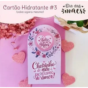 Arquivo de Corte Card Hidratante Dia das Mães (Leia a Descrição)