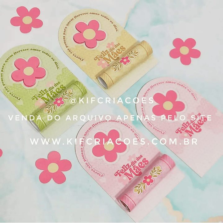 Arquivo de Corte Card Batom Dia das Mães (Leia a Descrição) 1