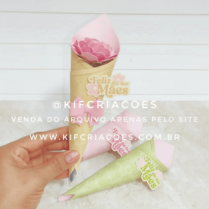 Arquivo de Corte Buque Caneta Dia das Mães (Leia a Descrição) 1