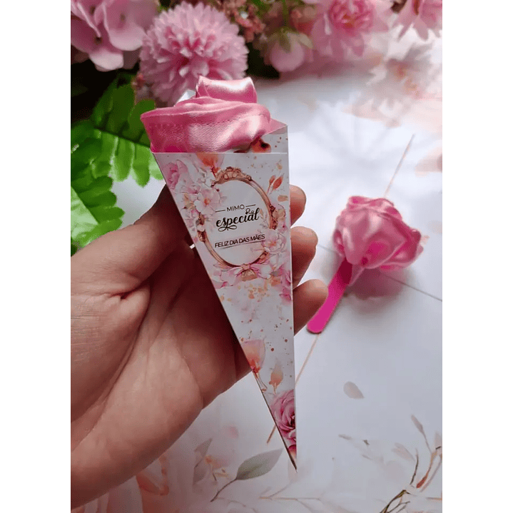 Arquivo de Corte Cone Buque Dia das Mães (Leia a Descrição) 1