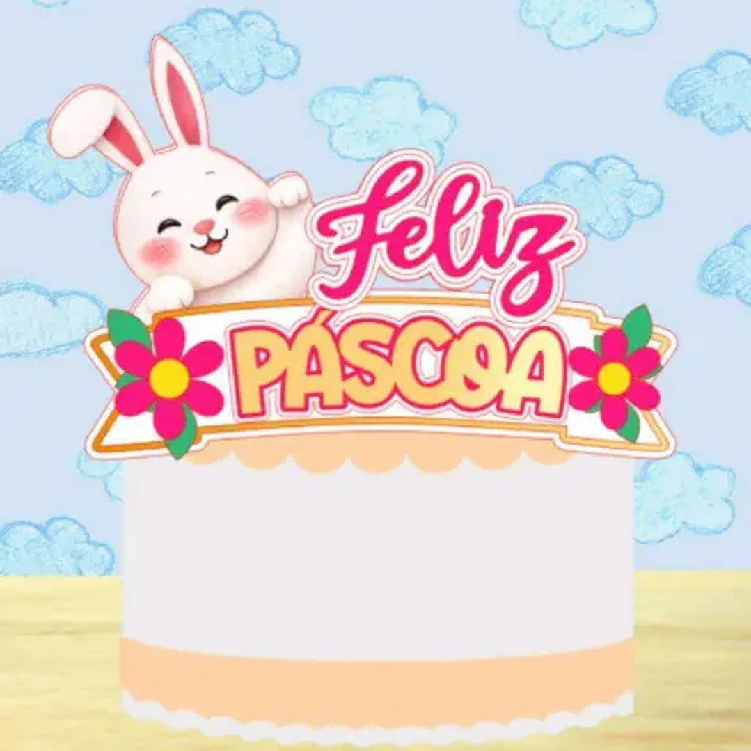 Arquivo de Corte Topo Páscoa (Leia a Descrição) 1