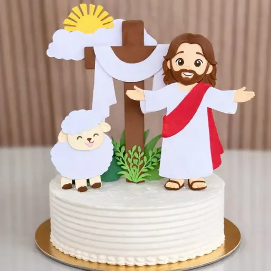 Arquivo de Corte Topo Páscoa Cristã (Leia a Descrição) 1