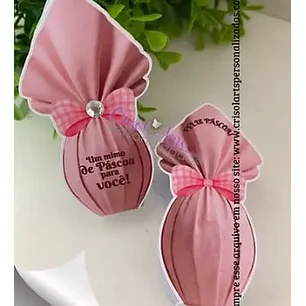 Arquivo de Corte Porta bis ou batom páscoa rosa  (Leia a Descrição)