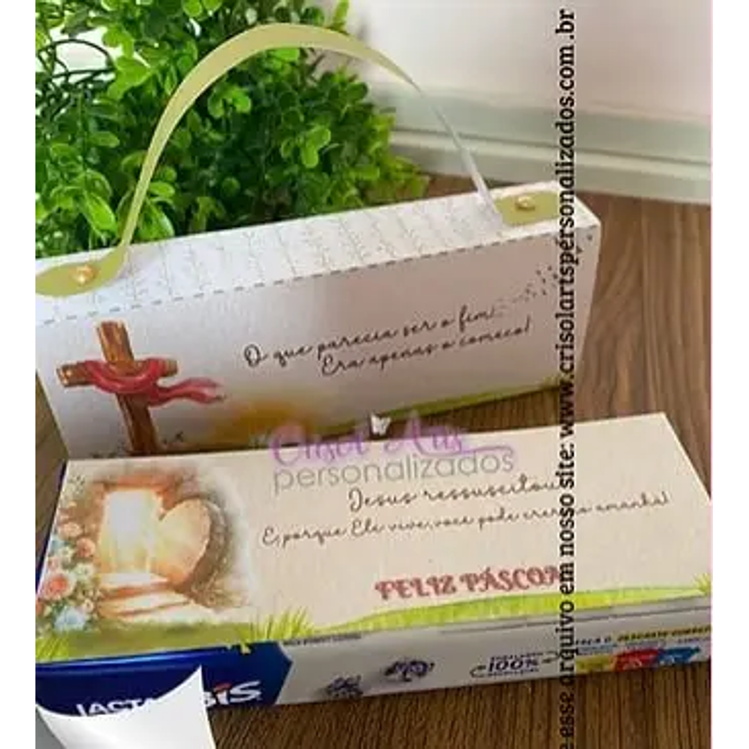 Arquivo de Corte Porta bis páscoa cristã (Leia a Descrição) 1