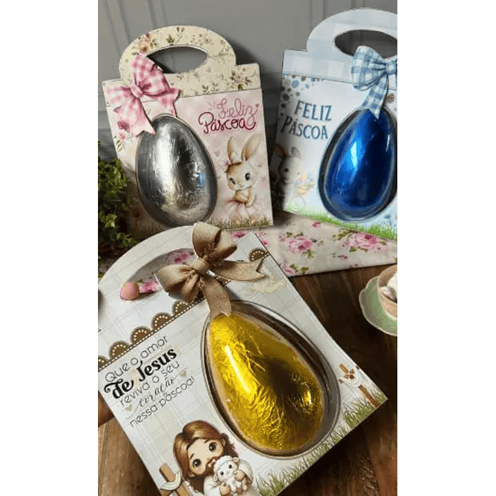 Arquivo de Corte Sacolinha para blisters ovo  (Leia a Descrição) 1