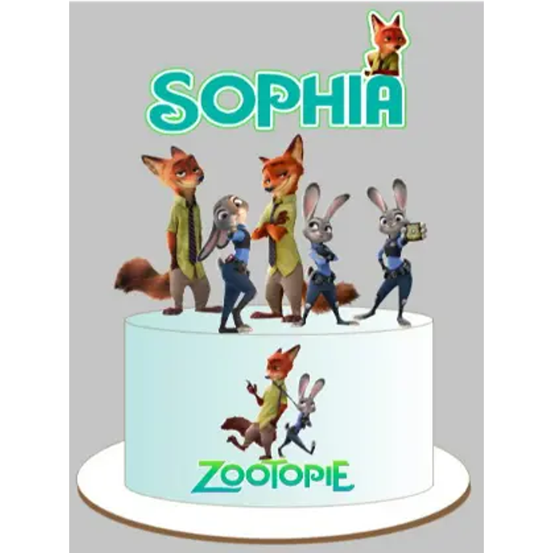 Arquivo de Corte Topo Zootopia (Leia a Descrição) 1
