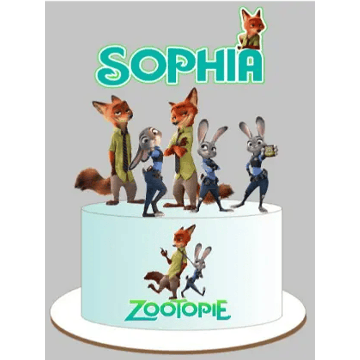 Arquivo de Corte Topo Zootopia (Leia a Descrição) 1